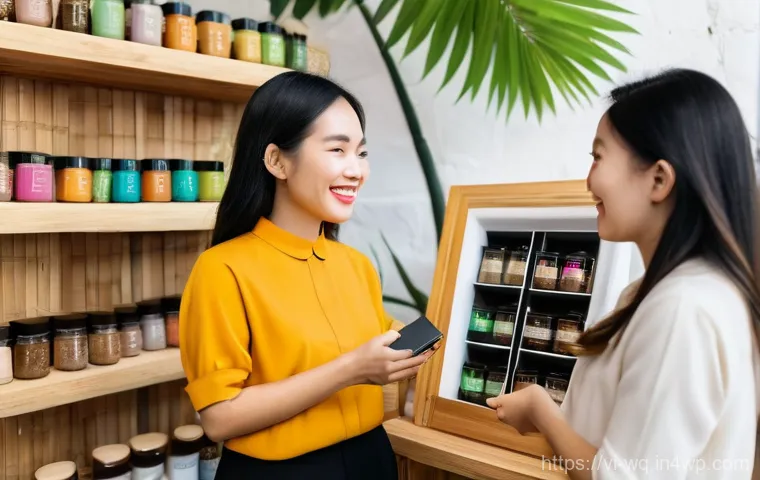제로웨이스트 화장품의 지속 가능성 평가 - **Prompt for Sustainable Packaging and Refill Culture:**
    "A dynamic and cheerful scene at a mode...